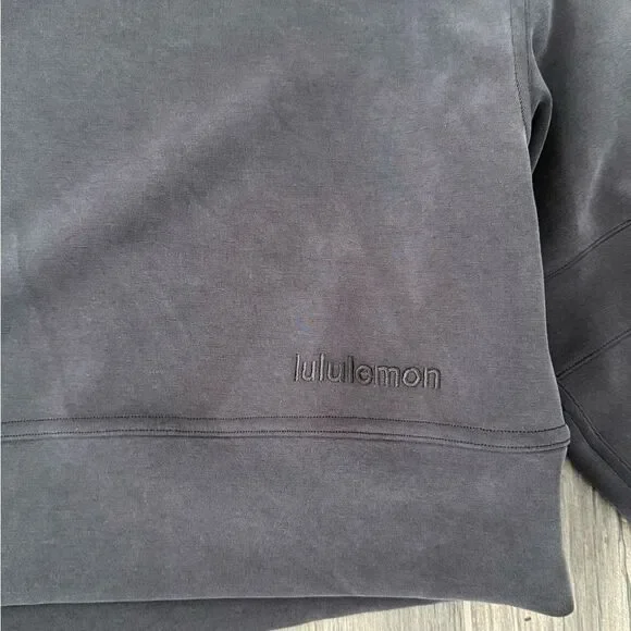 Lululemon Soft Ambitions Black Cropped Crewneck Sweater - Size XL/L - Picture 6 of 7